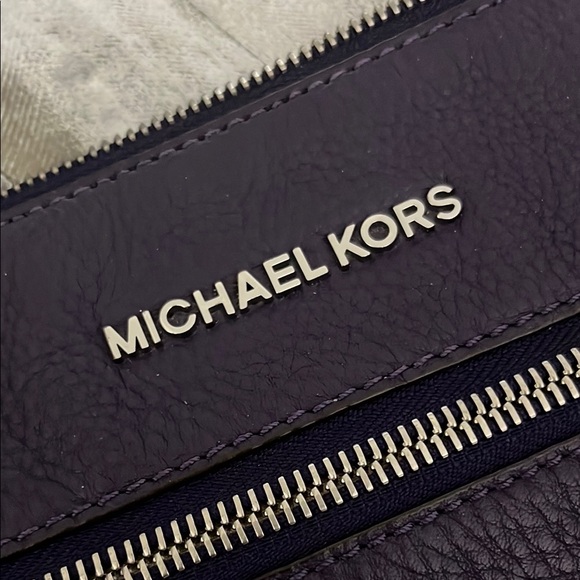 Michael Kors Purple Saffiano Leather Crossbody - Picture 2 of 4